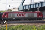 OHE 223 103 steht am 26.4.11 abgestellt im Gbf Alte Süderelb.