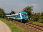 Die 223 068 mit einem ALEX nach München am 06.09.2014 unterwegs bei Kothmaißling.