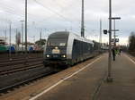 Siemens PCW7 ER20-2007 kommt aus Richtung Aachen-Hbf,Aachen-Schanz und fährt durch Aachen-West in Richtung Laurensberg,Richterich als Lokzug aus Aachen-Nord nach  Wegberg 