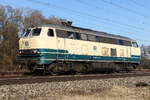 Aggerbahn 215 082-9 [9280 1225 082-7 D-AVOLL] als Lz  am 5.3.26 bei Eglharting.