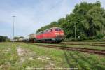 Abermals verkehrte ein Bedarfs-ler nach Lindau-Reutin.
Statt wie gestern mit 225 017 einen ler zu bringen, mhte sich heute 225 007 alleine ab.
21.08.08