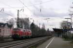 225 071-0 + 225 101-5 mit Stahlbrammenzug --> KDR am 23.11.2008