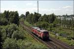 225 024 und 225 023 rollen in Richtung Wanne-Eickel.