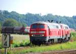 225 Tandem bei der Einfahrt in Tling am 25.8.09