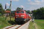 225 084 und 071 mit Umleiter FS 45189 in Durach (27.08.2009)