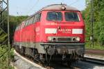 Die 225 109-8 & 225 020-8 ziehen einen Gz durch Duisburg Neudorf am 20.05.2010
