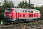 Die 225 027-2 fhrt Lz durch Ratingen Lintorf am 23.09.2011