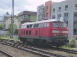 Nach der Ankunft mit ihrem Spritzzug heit es fr 225 101 umsetzen in Worms Hbf.