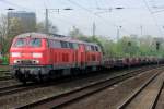 225 017-3+225 117-1 in Oberhausen Osterfeld-Sd 28.4.2012