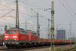 225 020 und 225 117 zogen am 12.4.12 den leeren  Hohenlimburger  durch Oberhausen-West.