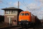 BBL 16 (225 100) war am 25.11.12 mit einem Schotterzug in Ratingen-Tiefenbroich im Einsatz.