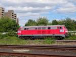 Im Kornwestheimer Rangierbahnhof verließ die 225 133 am 17.5.14 ihren Abstellplatz und machte sich auf den Weg zu neuen Aufgaben.