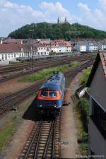 225 079 (92 80 1225 079-3 D-NBEG) als Rangierfahrt am 09.06.2013 in Schwandorf