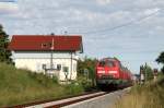 225 803-6 und 017-3 mit einem �ler bei Tannhausen 16.8.11