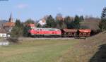 225 802-9 beim Rangieren in Rammlsbach 2.4.13