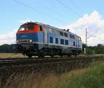 Frisch aus dem Werk auf Probefahrt befand sich am 23.07.2015 die 225 071-0 der NBE Rail. Kurze Zeit später kam sie in Richtung Verden(Aller) zurück. Aufgenommen in Eystrup.
