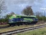 My 1155 (227 010-6) von Altmark-Rail in Plau am See am 05.04.2024