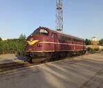 Cargo Logistik Rail, NoHab 1138, 9280 1227 004-9 D-CLR beim pausieren im Holzbahnhof Gera am 26.5.2026