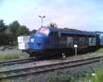 Die NOHAB V170 1151 (ex DSB MY 1151) steht zusammen mit V170 1149 (dahinter) am 20.07.2007 mit einem Basalt-Gterzug im Gterbahnhof Adelebsen zur Abfahrt in Richtung Ottbergen bereit.