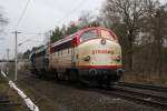 Ein Nohab Doppel mit Gernzlast war am 13.03.2010 in Gifhorn zusehen.