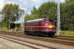 Am 17.09.2017 Rangierfahrt von der 227 004-9 Nr 1138 von der SETG ( CLR-Cargo Logistik Rail-Service ) in Borstel .