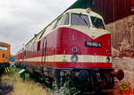 DR 118 682 am 29.07.1991 im Bw.Kamenz.