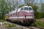 228 673-0  Ersatzteilspender  (Saisoneröffnung im Bw Glauchau der IG 58 3047 e.V.) in Glauchau 07.05.2017