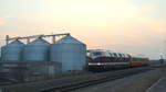 Der Lückenfüller auf letzter Fahrt auf der Pfefferminzbahn ,EBS - Erfurter Bahnservice Gesellschaft mbH 118 719-4 (228 719-1) im Bahnhof Eckartsberga (Thür) 02.03.2018 