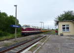 EBS 118 719-4 mit dem DPE 20397 von Erfurt Pbf nach Großheringen, am 23.06.2018 in Erfurt-Gispersleben. Im  1. Musikzug auf der Pfefferminzbahn  sorgte ein Blasmusikorchester für gute Stimmung. 