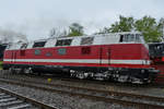 Die Diesellokomotive 118 770-7 Anfang Mai 2017 im Eisenbahnmuseum Bochum.