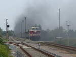 WFL 204 (92 80 1228 501-3 D-WFL) als Schlusslok am DPN 24176 von Oberhof (Thür) nach Straußfurt, am 30.09.2017 in Kühnhausen.