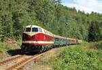 Am 23.08.20 fuhr 118 757-4 (PRESS) einen Sonderzug (1820) von Chemnitz Hbf nach Katzhütte.