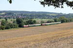 PRESS 118 757-4 mit dem DPE 1820 von Zwickau (Sachs) Hbf nach Karsdorf, am 09.09.2023 bei Nißmitz.