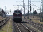 Glück und Pech hatte ich,am 18.März 2026,zugleich als ich die PRESS 118 719 in Bergen/Rügen,vom Bahnsteigende aus fotografierte.Glück das ich dieselten gewordene 118 vor die Linse bekam und Pech das ich auf dem verkehrten Bahnsteig stand.