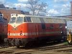Die LOCON 301 (ex 118 656) am 26.04.08 im AW Cottbus .