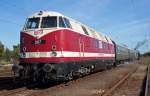 Lok 207 der MEG vor dem Leipziger Museumszug am 09.10.2009 in Leipzig-Wiederitzsch.