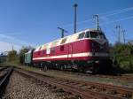 MEG 201 (92 80 1228 502-1 D-MEG) war am 09.10.10 im Bw Weimar zum V300 Treffen ausgestellt.