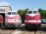 Am 17.09.11 war bei der IG Traditionslok 58 3047 in Glauchau ein BW Fest. Zusehen war die Vereinslok 118 770 und die V 180 331.