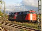 228 757 der Erfurter Bahnservice GmbH stand am 19.09.2011 in Stendal.