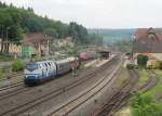 228 758-9 der Rennsteigbahn rangiert am 02.