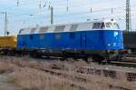 V180 der ITB (92 80 1228 411-5 D-ITB) die Lok ehemals Infra Leuna Nordhausen Bahnhof 28.03.2015