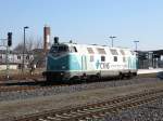 228 203 6 im Bahnhof von Halberstadt am 18.03.2015