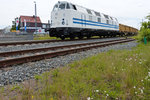 ITB 228 412 (Ex InfraLeuna 205) mit S21-Zug bei der Ausfahrt aus dem Bahnhof Nordhausen Richtung Niedersachswerfen 16.06.2016