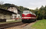 Am 15.10.16 fuhr die 35 1097-1 und 118 770-7 von Chemnitz Hbf nach Katzhütte.