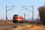 228 321-6 CLR bei Trieb am 13.02.2017.