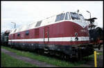 DR 228124 am 16.5.1999 im Eisenbahn Museum Nördlingen.