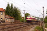 ITL 118 552-9 mit dem DPE 81227 von Löbau (Sachs) nach Meiningen, am 07.09.2019 in Erfurt-Bischleben.