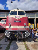 MEG 201 war beim Geraer Eisenbahnfest zusehn. Foto 25.09.21