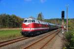 Am 04.Oktober 2014 war 118 770-7 mit einem Sonderzug von Marienberg aus zu einer Fahrt durch das Erzgebirge unterwegs.