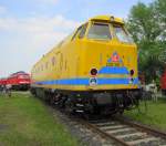 DB Netzinstandsetzung 229 100-3 whrend dem DR E-Loktreffen im Bw Weimar; 29.05.2010